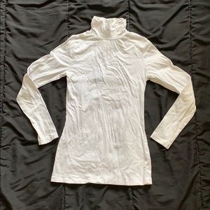 White turtle neck